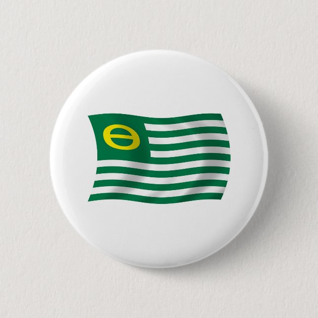 Ecology Movement Flag Button (Front)