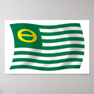 Ecology Movement Flag Poster Print