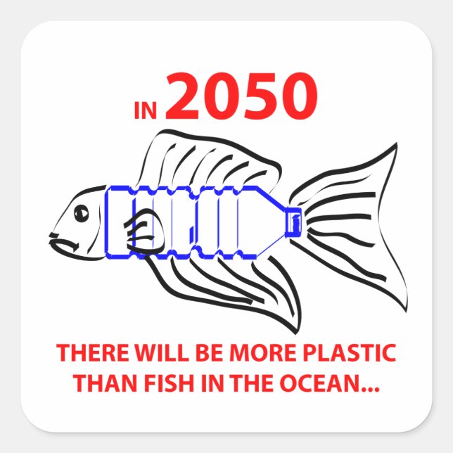 Ecology Square Sticker (Front)