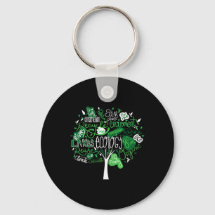 Ecology Tree Earth Day Cute Nature Lover Environme Key Ring