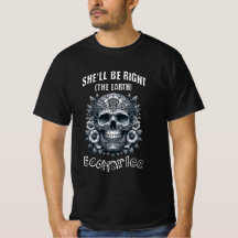 EcoMarlee She'll be right skull t shirt
