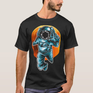 Ecomi to the Moon Astronaut Tee, Space Suite Best T-Shirt