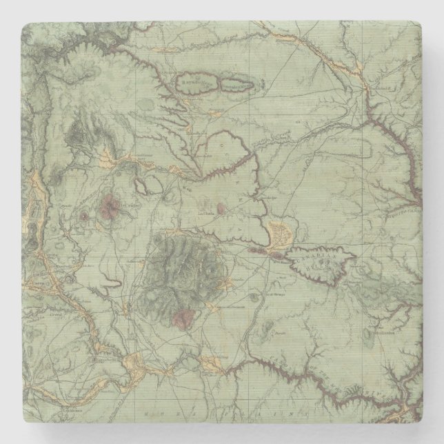 Economical Features of New Mexico Stone Coaster (Front)