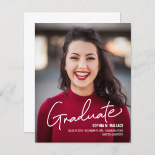 Economical University Graduate with Photo 