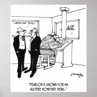 Economics Cartoon 3996 Poster