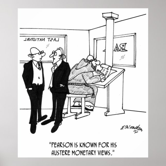 Economics Cartoon 3996 Poster (Front)