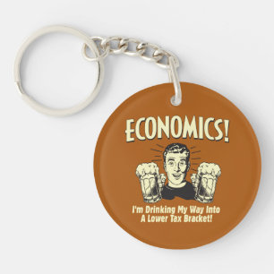 Economics: Drinking Lower Tax Bracket Key Ring