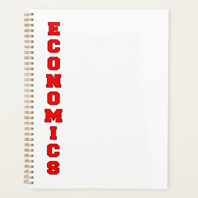 Economics Planner (Front)