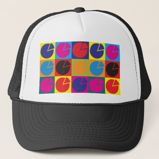 Economics Pop Art Trucker Hat (Front)