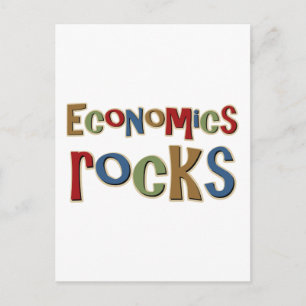 Economics Rocks Postcard