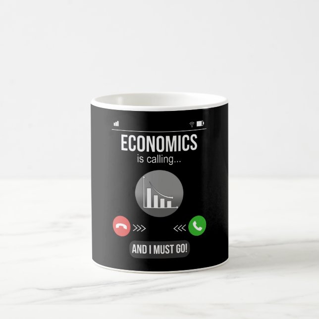 Economics Teacher Funny Economist Gift Coffee Mug (Center)