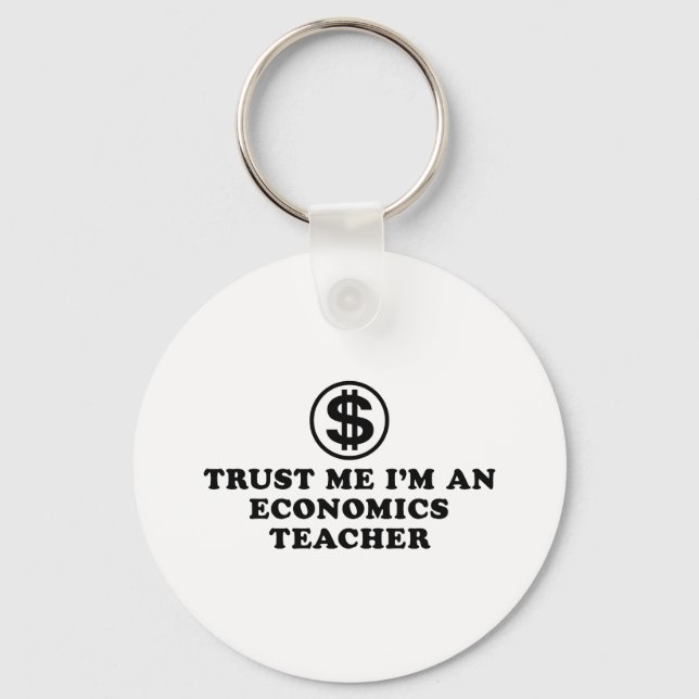 Economics Teacher Key Ring (Front)