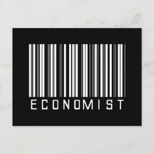 Economist Bar Code Postcard