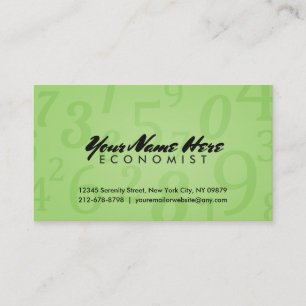 Economist Business Cards