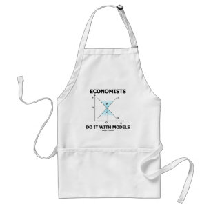 Economists Do It With Models (Economics Humour) Standard Apron
