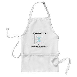 Economists Do It With Models (Economics Humour) Standard Apron