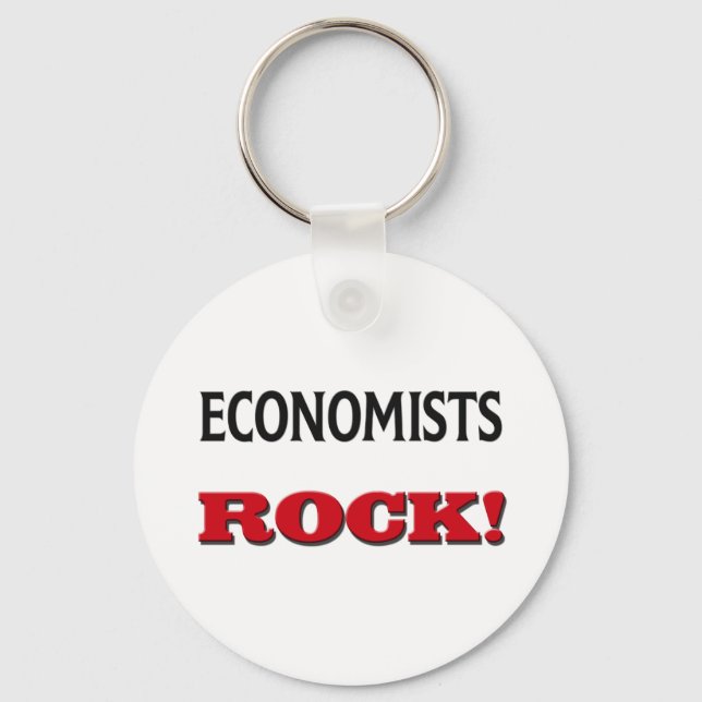 Economists Rock Key Ring (Front)