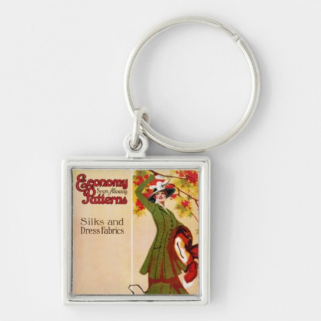 Economy Patterns Key Ring (Front)