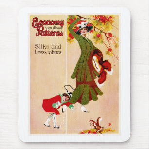 Economy Patterns Mouse Mat