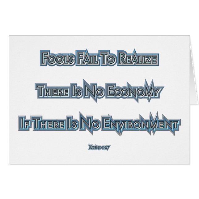 Economy vs Environment (Front Horizontal)