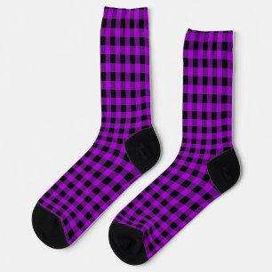 EcoPurple Chequered Socks