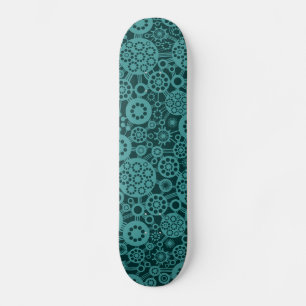 Ecosystem - Ocean Green on Dark Green Skateboard