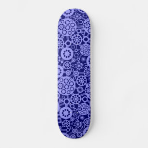 Ecosystem - Pastel Blue on Dp Navy Skateboard