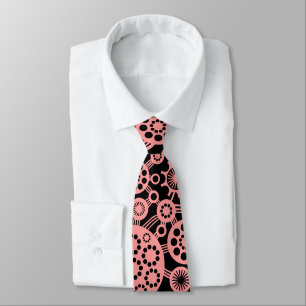Ecosystem - Soft Pink on Black Tie