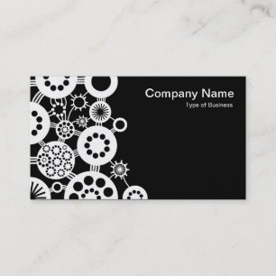 Ecosystem - White on Black (Platinum Card) Business Card