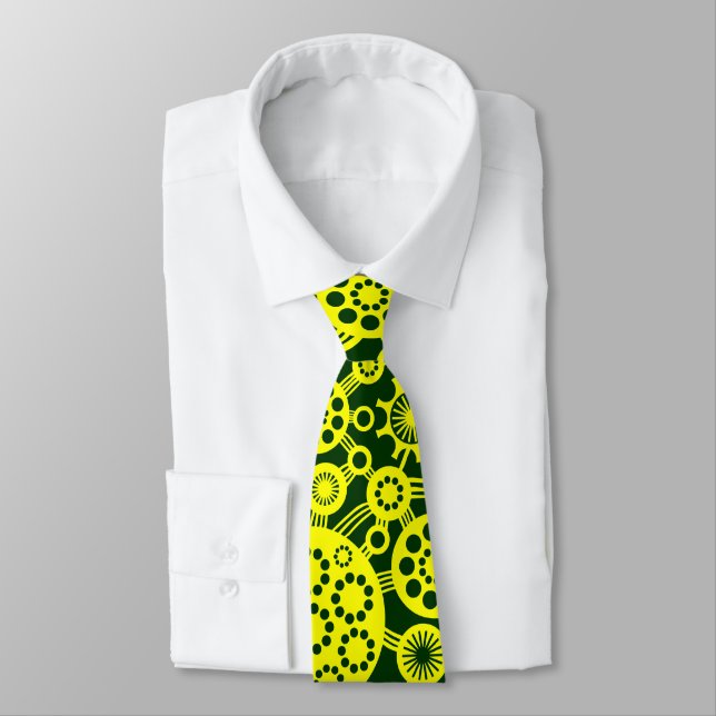 Ecosystem - Yellow and Dk Green Tie (Tied)