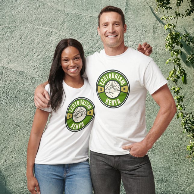 Ecotourism Kenya Africa Green Slow Travel Logo T-Shirt (Creator Uploaded)