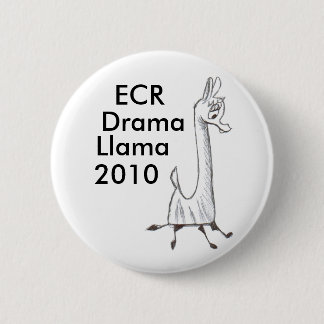 ECR Drama Llama 2010 6 Cm Round Badge
