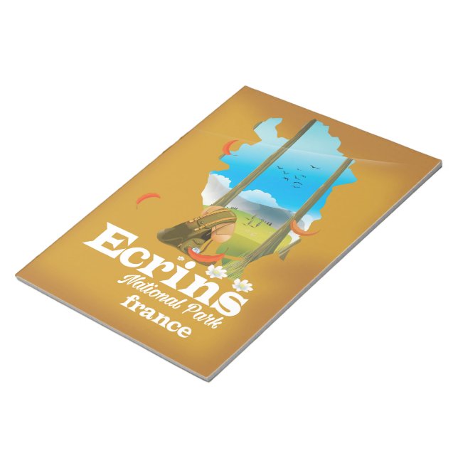 Ecrins, national park France Notepad (Angled)