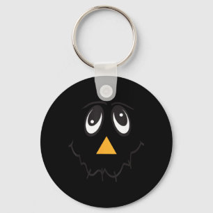 Ecrow Face Smile Funny Thanksgiving Halloween Key Ring