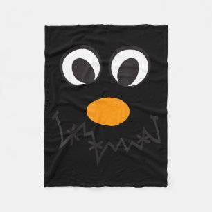 Ecrow Face Smile Thanksgiving Halloween Costume Fleece Blanket