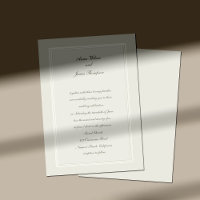 Ecru Dreams Simple Elegant Traditional Wedding