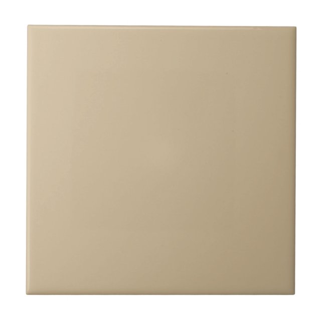 Ecru Linen Beige Square Kitchen and Bathroom Tile (Front)