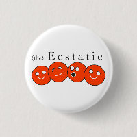 Ecstatic Gingerbread Button