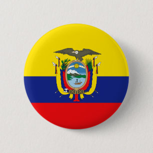 Ecuador 6 Cm Round Badge