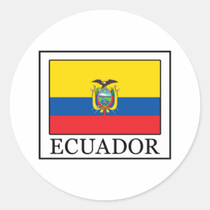 Ecuador Classic Round Sticker