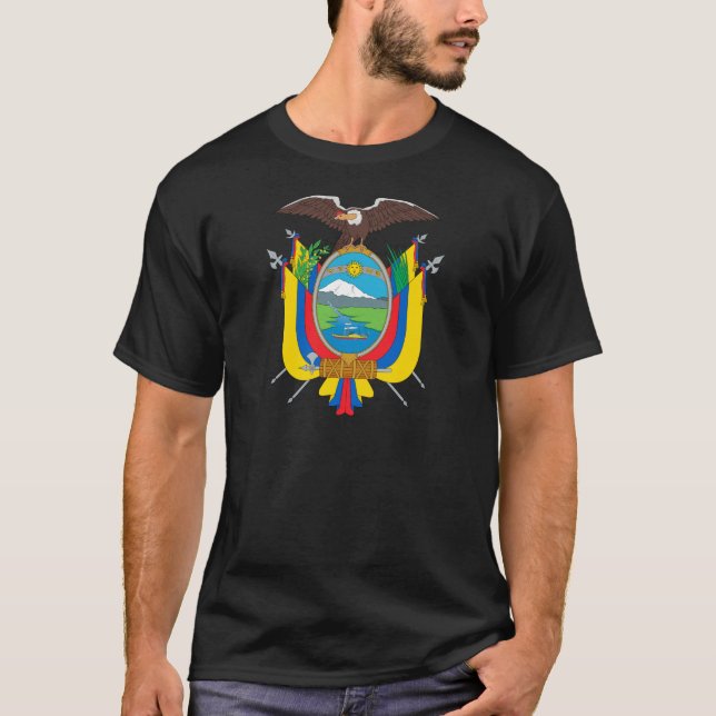 Ecuador Coat of Arms T-Shirt (Front)