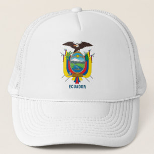 Ecuador coat of arms trucker hat