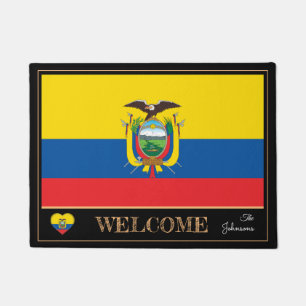 Ecuador & Ecuador Flag house /sports Welcome Doormat