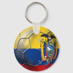 Ecuador Elt Tri world cup soccer futbol ball gifts Key Ring