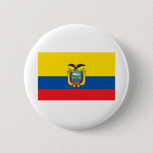 Ecuador Flag 6 Cm Round Badge