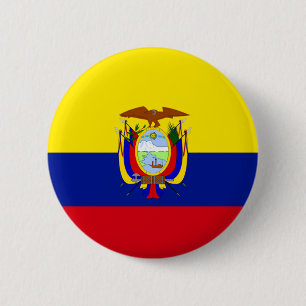 Ecuador Flag 6 Cm Round Badge