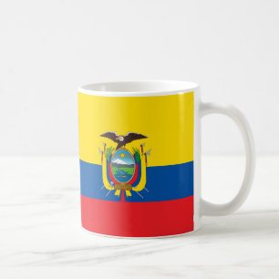 Ecuador Flag Ceramic Mug