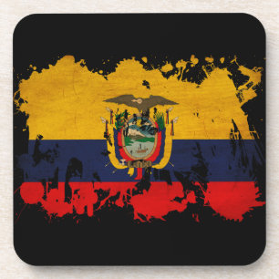 Ecuador Flag Coaster