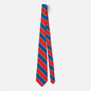 Ecuador Flag Colors Elegant Tie