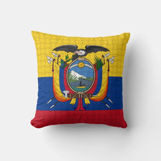 Ecuador flag cushion (Front)